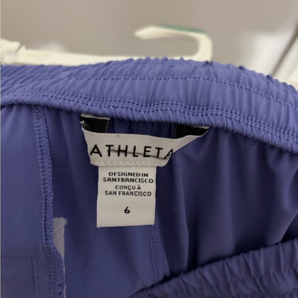 Athleta Lavender Track Joggers - Picture 3 of 5